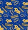 Licensed NCAA University of Pittsburgh Tone on Tone PITT-1178 Cotton Fabric by the Yard